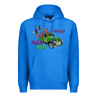 True Royal mardi gras with truck Premium Hoodie - AdoDesignShop