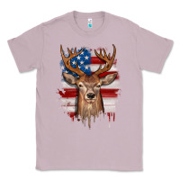 Lilac deer american flag Classic Tee - JahusDesignShop