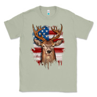 Matcha deer american flag Classic Tee - JahusDesignShop