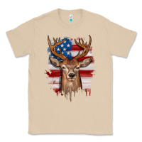 Mushroom deer american flag Classic Tee - JahusDesignShop