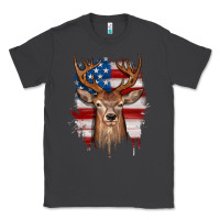 Smoke deer american flag Classic Tee - JahusDesignShop