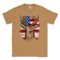 Toasted Coconut deer american flag Classic Tee - JahusDesignShop