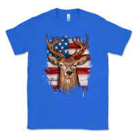 True Royal deer american flag Classic Tee - JahusDesignShop