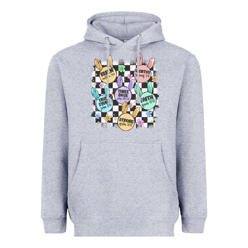 Easter Bunny Candy Heavyweight Hoodie by MaliasSmallBusiness | Teevron
