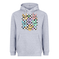 Heather Grey easter bunny candy Heavyweight Hoodie - MaliasSmallBusiness