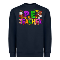 Navy p.e. teacher cinco de mayo Heavyweight Sweatshirt - texasbilliewilder