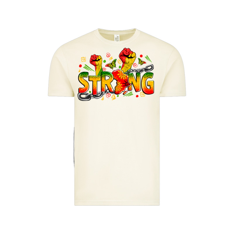 Strong Juneteenth Vintage Tee by Zillion Design Studio | Teevron