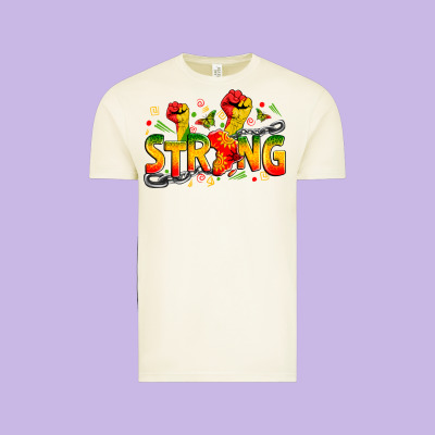 Strong Juneteenth Vintage Tee Designed By Zillion Design Studio
