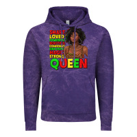 Cloud Purple black queen quotes juneteenth Vintage Hoodie - texasbilliewilder