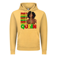 Vintage Mustard black queen quotes juneteenth Vintage Hoodie - texasbilliewilder