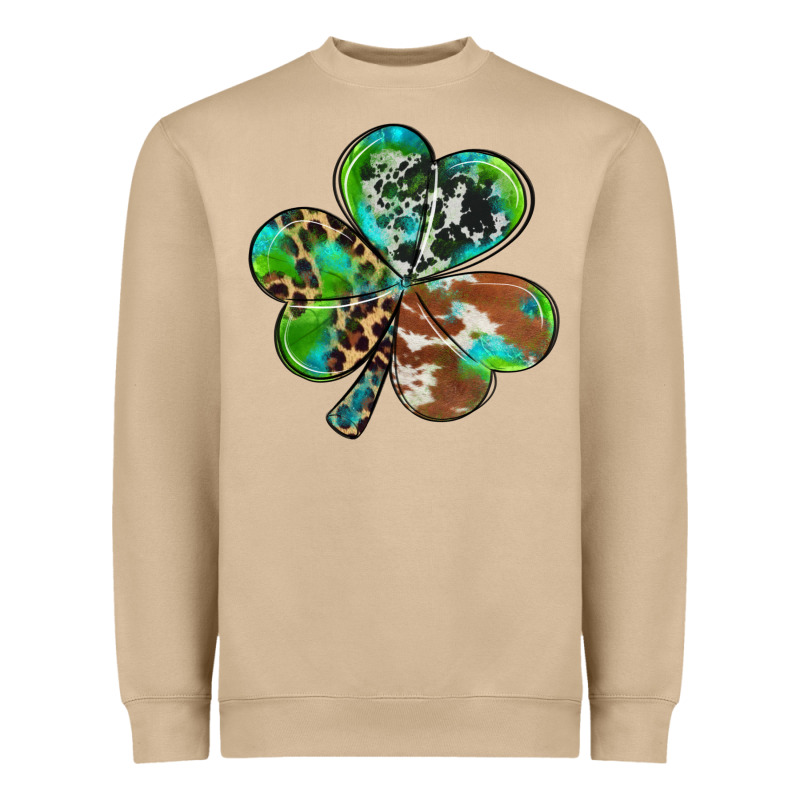 Western Shamrock Heavyweight Sweatshirt by RanaPortraitStore | Teevron