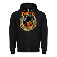 Black rodeo Zipper Hoodie - JahusDesignShop