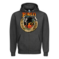 Charcoal Heather rodeo Zipper Hoodie - JahusDesignShop
