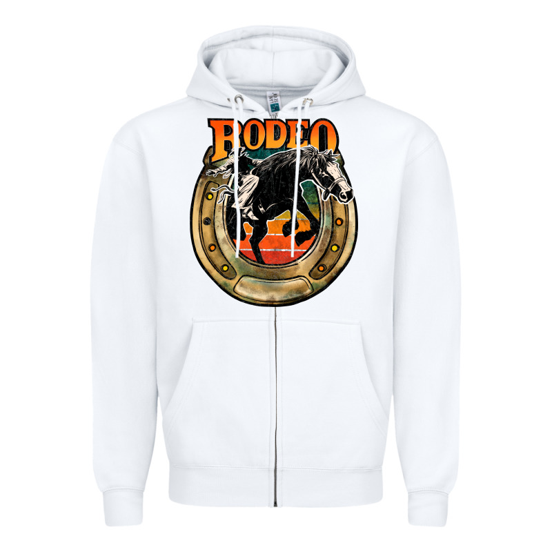 Rodeo Zipper Hoodie by JahusDesignShop | Teevron