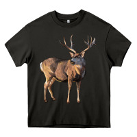 Asphalt Mule Buck Deer Heavy Core Tee - LillyAllenDesigns