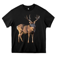 Black Mule Buck Deer Heavy Core Tee - LillyAllenDesigns
