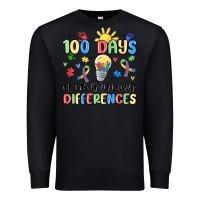 Black 100 days of embracing differences Premium Sweatshirt - MaliasSmallBusiness