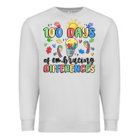Dove Grey 100 days of embracing differences Premium Sweatshirt - MaliasSmallBusiness