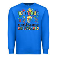 True Royal 100 days of embracing differences Premium Sweatshirt - MaliasSmallBusiness
