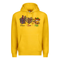Lemon Peace Love Fiesta Premium Hoodie - BundleAndBundleShop