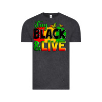 Vintage Black stay black and live Vintage Tee - Zillion Design Studio