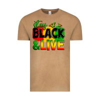 Vintage Camel stay black and live Vintage Tee - Zillion Design Studio