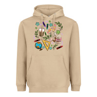 Mushroom teacher tools Heavyweight Hoodie - MaliasSmallBusiness