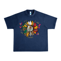 Navy mexican sunflower Urban Heavy Tee - CTS Tumbler Store