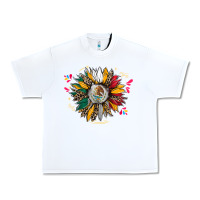 White mexican sunflower Urban Heavy Tee - CTS Tumbler Store