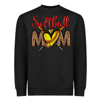 Black softball mom Heavyweight Sweatshirt - Zillion Design Studio