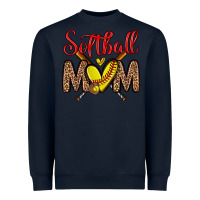 Navy softball mom Heavyweight Sweatshirt - Zillion Design Studio