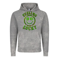 Cloud Rock feeling lucky with leopard Vintage Hoodie - RanaPortraitStore