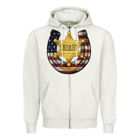 Oatmeal Heather sheriff american flag Zipper Hoodie - JahusDesignShop