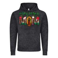 Vintage Black mexican mom our lady of guadalupe leopard Vintage Hoodie - JahusDesignShop