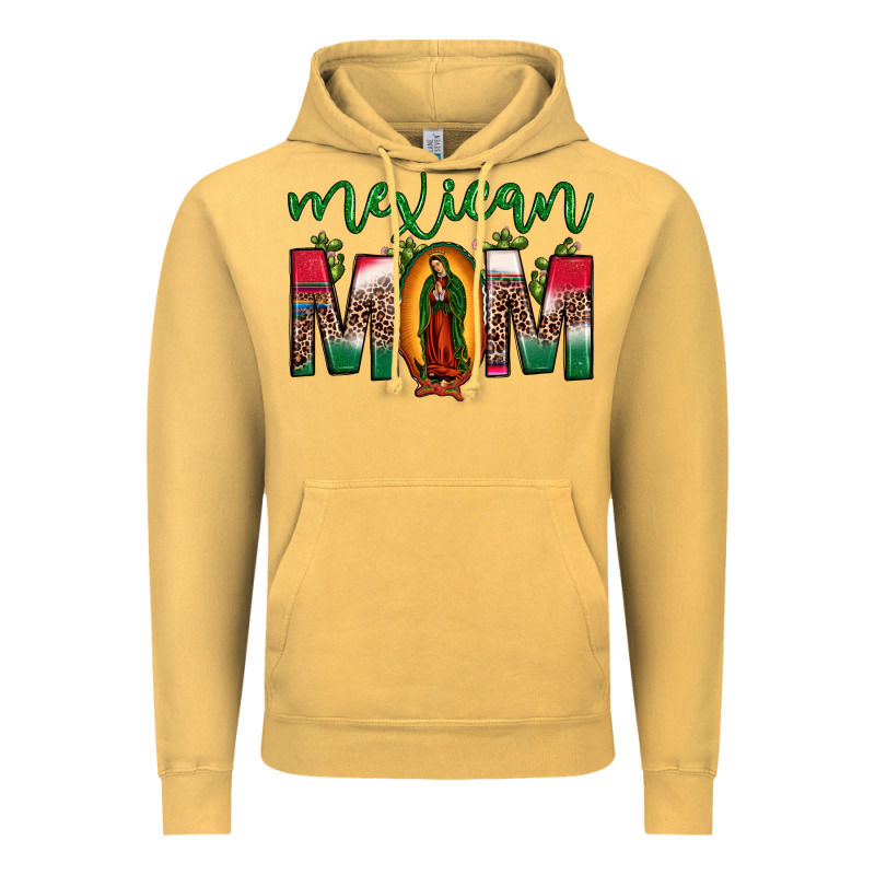 Mexican Mom Our Lady Of Guadalupe Leopard Vintage Hoodie by JahusDesignShop | Teevron
