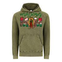 Vintage Olive mexican mom our lady of guadalupe leopard Vintage Hoodie - JahusDesignShop