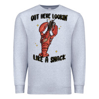 Heather Grey out here lookin like a snack boujee Premium Sweatshirt - MaliasSmallBusiness