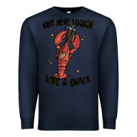 Navy out here lookin like a snack boujee Premium Sweatshirt - MaliasSmallBusiness