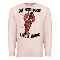 Pale Pink out here lookin like a snack boujee Premium Sweatshirt - MaliasSmallBusiness