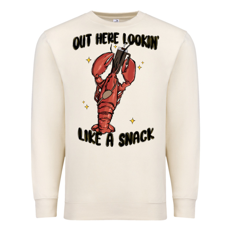 Out Here Lookin Like A Snack Boujee Premium Sweatshirt by MaliasSmallBusiness | Teevron