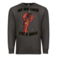 Smoke out here lookin like a snack boujee Premium Sweatshirt - MaliasSmallBusiness