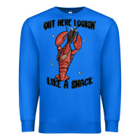 True Royal out here lookin like a snack boujee Premium Sweatshirt - MaliasSmallBusiness