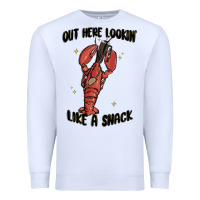 White out here lookin like a snack boujee Premium Sweatshirt - MaliasSmallBusiness