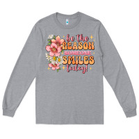 Heather Grey be the reason someone smiles today Long Sleeve Tee - JahusDesignShop