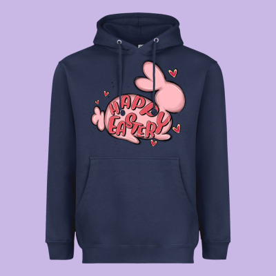 Happy Easter Heavyweight Hoodie Designed By Maliassmallbusiness