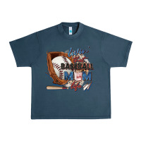 Midnight Navy livin' that baseball mom life Urban Heavy Tee - Zillion Design Studio