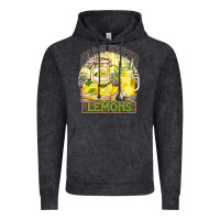Vintage Black farm fresh lemons Vintage Hoodie - Zillion Design Studio