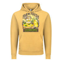 Vintage Mustard farm fresh lemons Vintage Hoodie - Zillion Design Studio