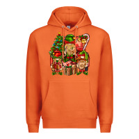 Carrot Christmas Elf Truck Premium Hoodie - BundleAndBundleShop
