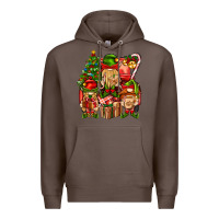 Coffee Christmas Elf Truck Premium Hoodie - BundleAndBundleShop